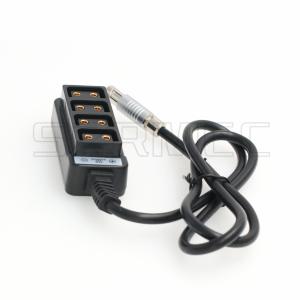 3 Pin Camera Power Splitter Fischer RS of ARRI Alexa Camera to 4 Ptap Power Out