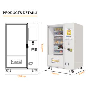 Best selling Outdoor Vending Machine snack drinks veniding machine Combo Self