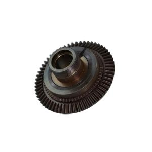 60T 24T M1.5 Straight Bevel Gear 90mm Outside Diameter Customized Size