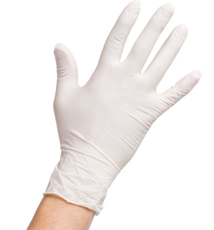 Quality Durable Disposable Medical Latex Gloves With High Tensile Strength wholesale