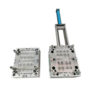 24-410 fliptop cap PP injection mould 16cavity cold runner screw out for shampoo