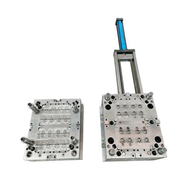 24-410 fliptop cap PP injection mould 16cavity cold runner screw out for shampoo