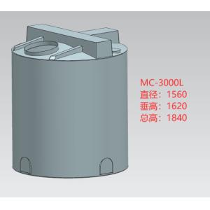 Round 3000 Liters Rotor Moulding 792 Gallons 2.5 To 3mm