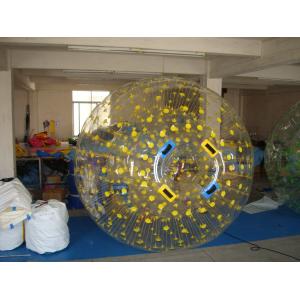 Great Fun Transparent Zorb Ball with Color Dots for Amusement Park
