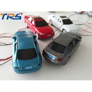 1:50 scale ABS plastic model painted light car with LED for HO scale model train