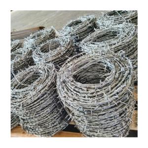Cross Razor Type Barbed Wire Fencing Coil Roll Iron Wire for Hot Dipped