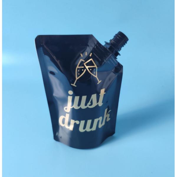 Quality Custom Artwork Gravure Printing Liquid Packaging Pouch  bag With Nozzle 200 microns wholesale