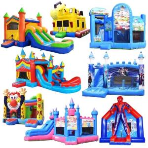 8-13 Years Age Range Kids Castle Party Moonwalk Inflatable Bounce House with