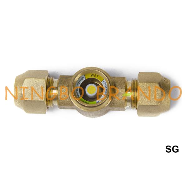 Quality SG Danfoss Type Refrigeration Sight Glass SGN SGI 1/4'' 3/8'' Flare ext x ext wholesale