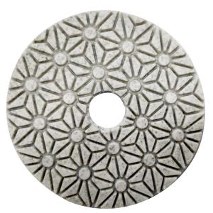 Marble Granite Bassalt Travertine Quartz 4 Step Flexible Polishing Pads Wet