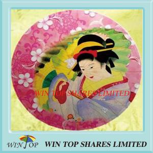 China Japan style ladies ancient art parasol on sale