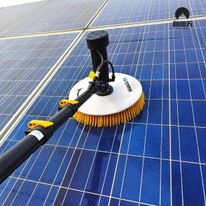 Automatic Lithium Battery Powered Solar Cleaning Machine Single Head Spin