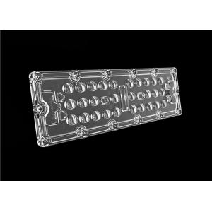 China PC Optical LED Street Light Components Lens L236*W70mm With Suit Accessory on sale