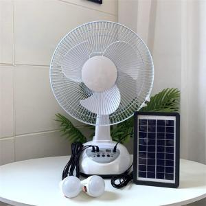 Cheap Multifunctional High Speed Electric Solar Rechargeable Fan 3 Blades for sale