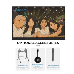 4K LCD Interactive Whiteboard Touch Panel Smart