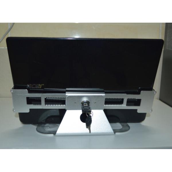 COMER Metal laptop lock stands with locks anti theft devices for mobile phone