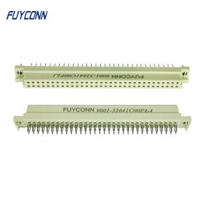 2 rows 64P Press Pin Euro DIN 41612 Connector Female Solderless Eurocard