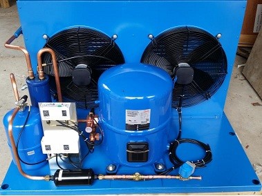 MGZ125 HGZ125 Maneurop Reciprocating Air Cooled Refrigeration Unit R404a