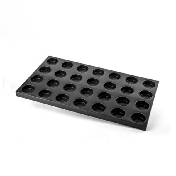 Rk Bakeware China-Slicone Glazed Cupcake Muffin Custard Cake Baking Tray for