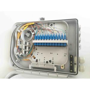 24 Cores FTTH Fiber Optic Outdoor Distribution Box IP55 Wall Mount Type And Pole