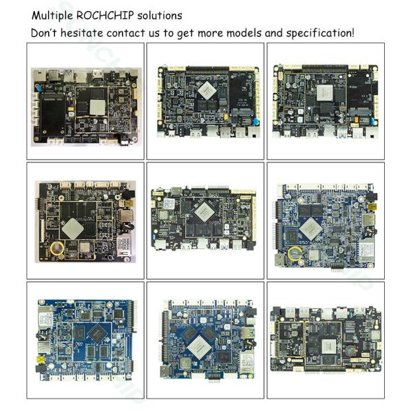 Quality Bluetooth 4.0 Embedded Android Boards RK3399 Six Core 7"- 84" Display Interface wholesale