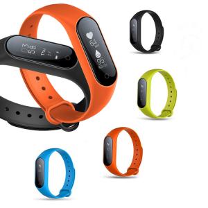Low Power Consumption Smart Bluetooth Activity Bracelet 0.87 Inch Button / APP