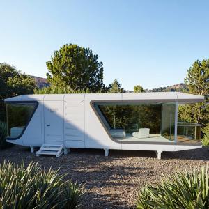 Modern Luxury Space Capsule House Steel Frame Prefabricated Space Capsule Mini