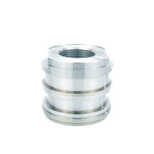 China Threaded Forged Machined Gland Customized Machinery Accessory Threaded Heavy Piston on sale