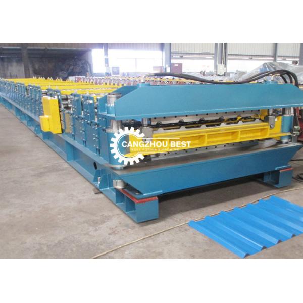 Quality CE Double Layer Profile Roofing Sheet Roll Forming Machine 5.5KW Cutting wholesale