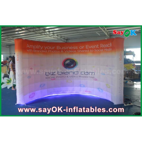 Event Booth Displays 3 X 1.5 X 2.3 M Led Wall Inflatable Photobooth With