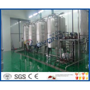 3000 - 20000 BPH Fruit Juice Processing Line With Fruit Processor Machine