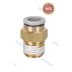 SMC Brass Threaded Lightweight KQ2H One-touch Straight Fittings KQ2H04-M3A