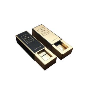 Buy cheap Custom Logo Rose Gold Card Paper Cosmetic Lipstick Packaging Box from wholesalers