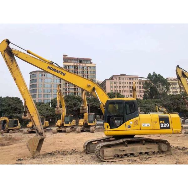 Quality PC220 Used Komatsu Excavator With 18m Long Boom wholesale