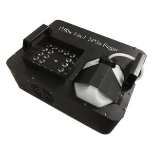 1500w RGB 3-In-1 Stage Fog Machine 2.5L DMX512 Smoke Machine With 24 * 3w Light