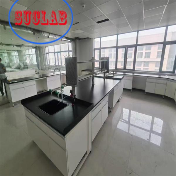 Quality Excellent Customer Service Chemistry Lab Workbench Wood Lab Casework With Some Assembly Required wholesale