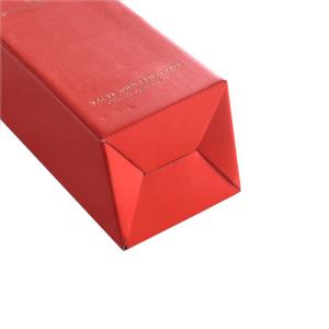 Custom High Quality Single Wine Bottle Glasses Corrugated Packaging Boxes