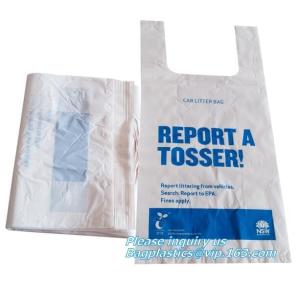 cornstarch garbage biodegradable kitchen bin liner compostable flat trash bag on