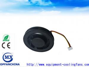 China 100mm Black Plastic Blower Fan with PWM FG /  12V DC Centrifugal Fan 100 ×25mm on sale
