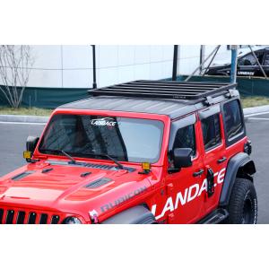 Jeep Wrangler JL 4X4 Roof Rack AL6063 SS304 Material Gutter Clamp On Bolt On