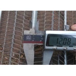 Diamond Shape 316 Galvanized Steel Expanded Wire Mesh 0.35mm Construction Supply