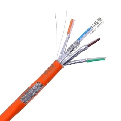 Quality BC Copper Inner Conductor Cat7 FTP 23AWG Communication Networks Cable Lan Over-Braided wholesale