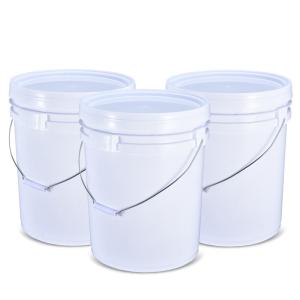 Food Grade 8 Gallon Plastic Bucket Pail Drum With Lids with Heat Transfer