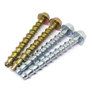 Cheap Concrete Screws Excellent Quality Hex Flange Head Galvanized Concrete Masonry Screw for sale