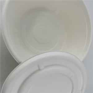 Small Disposable Biodegradable Sugarcane Bagasse Pulp Sauce Cup With Lid