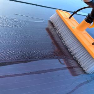 Solar Cleaning Tool with Carbon Fiber 10.0 M Telescopic Pole and Water Pipe