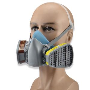 Anti Fog Sanding Half Mask Respirators Dust Gas Defense Half Face Air Purifying