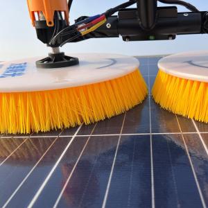 Physical Cleaning Principle Electric Solar Panel Cleaning Kit for Improved