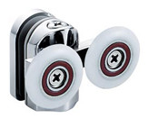 Diameter 23-26mm Zinc alloy Metal Sliding Door Rollers Wheels 2 Years Warranty