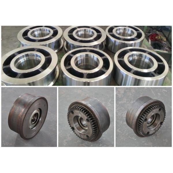 Customized single double flange casting wear-resisting train wheel